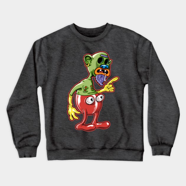 Rubber Grampa Crewneck Sweatshirt by Koko Ricky